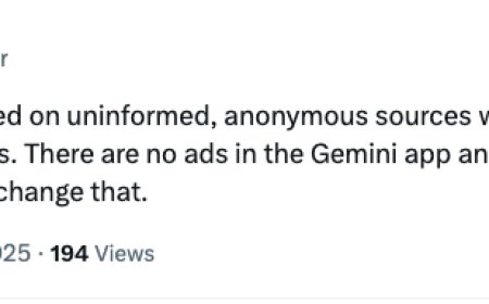 Google denies ads are coming to Gemini in 2026