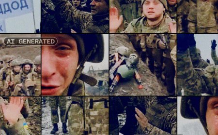 As war with Russia drags on, ultrarealistic AI videos attempt to portray Ukrainian soldiers in peril
