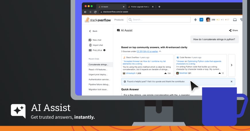 Introducing Stack Overflow AI Assist—a tool for the modern developer