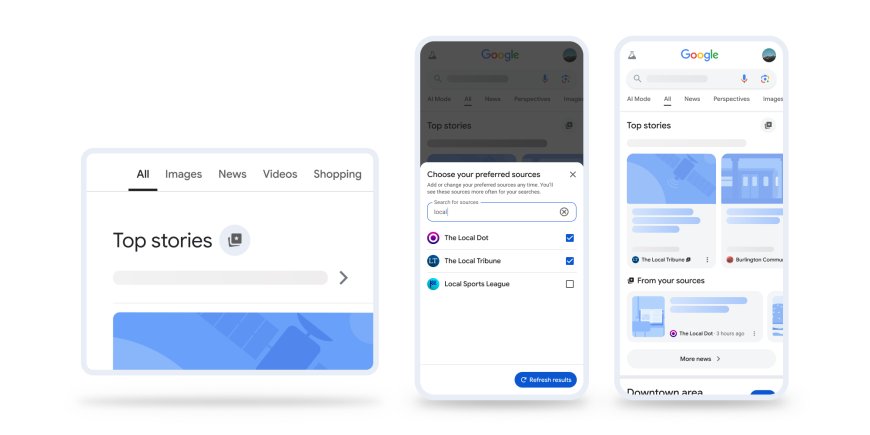 Google rolling out Preferred Sources globally and announces Spotlighting subscriptions
