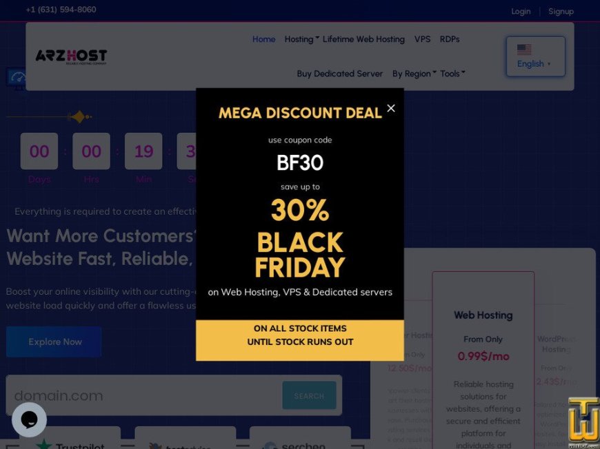 ARZHost reviewed by -anonymous- ( paminaolson17@g... ) , Rating 4 out of 10