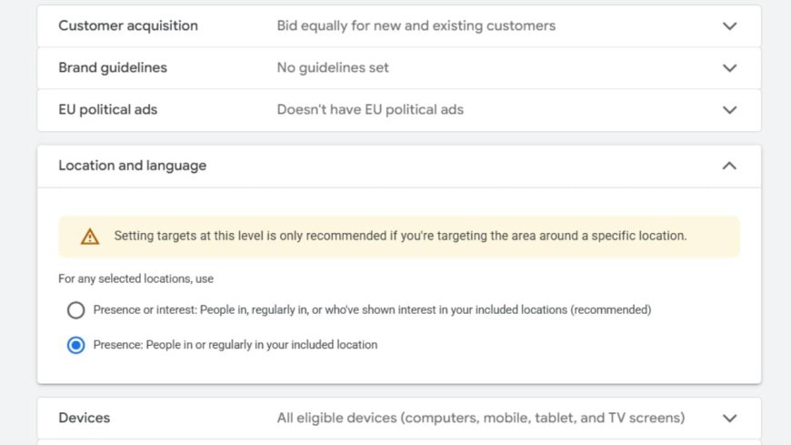 Google adds location targeting controls to Demand Gen campaigns