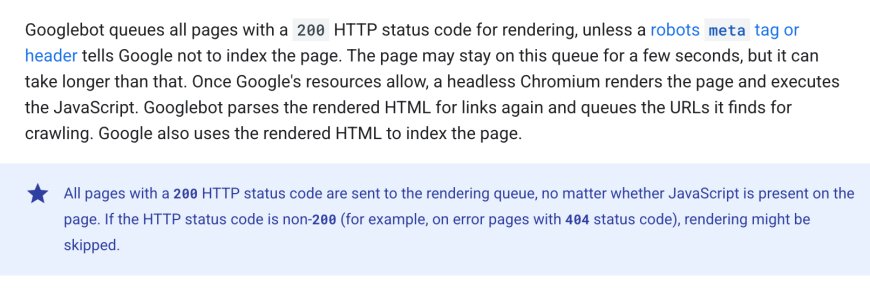 Google explains JavaScript execution on non-200 HTTP status codes