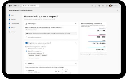 Microsoft adds new customer acquisition goals and deeper visibility to PMax