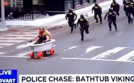 Biden Adviser Deletes X Post After Getting Duped By AI Clip of ICE Chasing a Viking Through the Streets of Minnesota