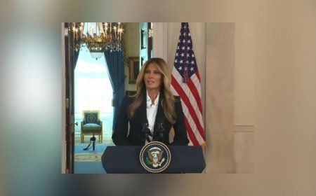 Melania Trump Tells Students: Use AI To Expand Your Mind