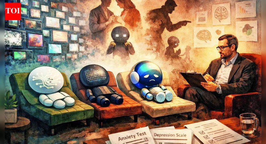 AI on the couch: Chatbots 'recall' childhood trauma, fear & shame | India News - The Times of India